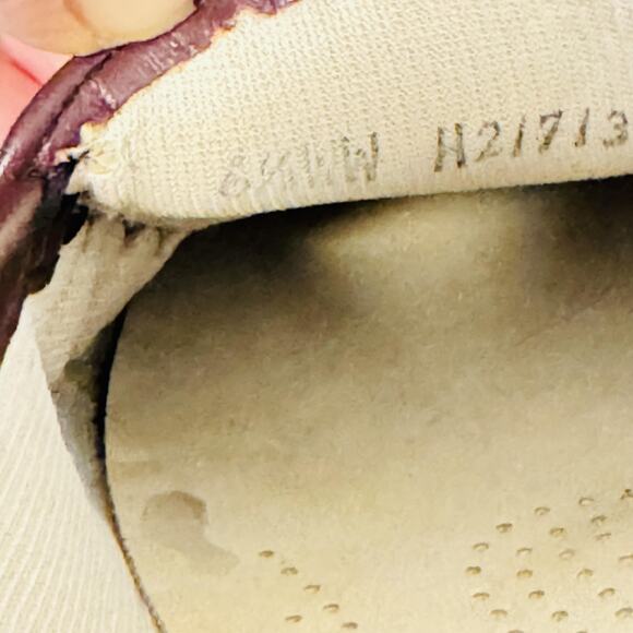 SAS Shoes Womens 6.5 WW Burgundy Leather Tripad Comfort Loafers Slip On Moc Toe - Picture 10 of 11